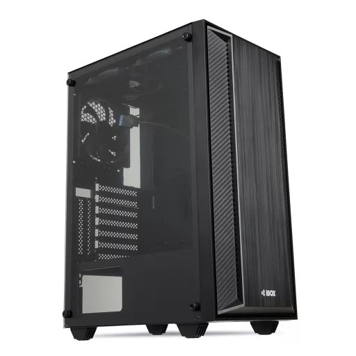 iBox CETUS 906 Midi Tower Fekete