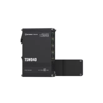   Teltonika NETWORKS TSW040 8-Port PoE+ Switch Beállítást nem igénylő (unmanaged) Fast Ethernet (10/100) Ethernet-áramellátás (PoE) támogatása Fekete
