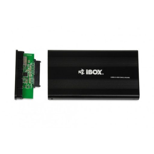 iBox HD-02 HDD ház Fekete 2.5"