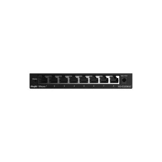   Ruijie Networks RG-ES208GC hálózati kapcsoló Vezérelt L2 Gigabit Ethernet (10/100/1000) Szürke