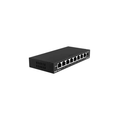Ruijie Networks RG-ES208GC hálózati kapcsoló Vezérelt L2 Gigabit Ethernet (10/100/1000) Szürke