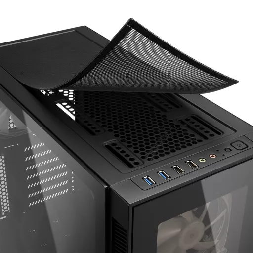 Sharkoon TG5 Pro RGB Midi Tower Fekete