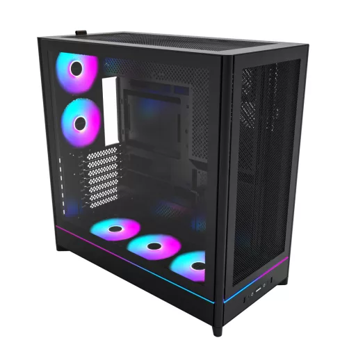 Montech HS01 PRO Midi Tower Fekete