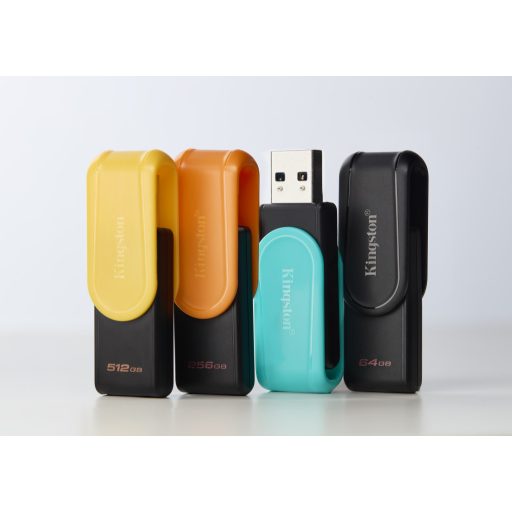 Kingston Technology DataTraveler Exodia S USB flash meghajtó 512 GB USB A típus 3.2 Gen 1 (3.1 Gen 1) Fekete, Sárga