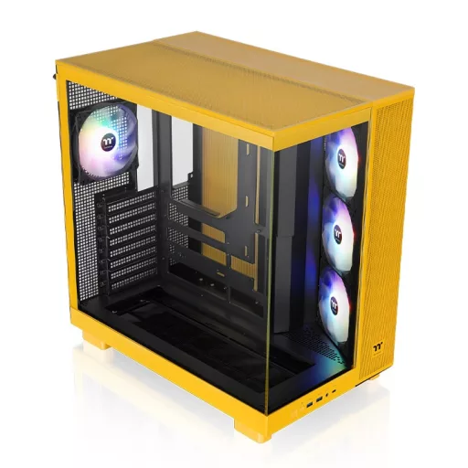 Thermaltake View 380 XL TG ARGB Midi Tower Sárga