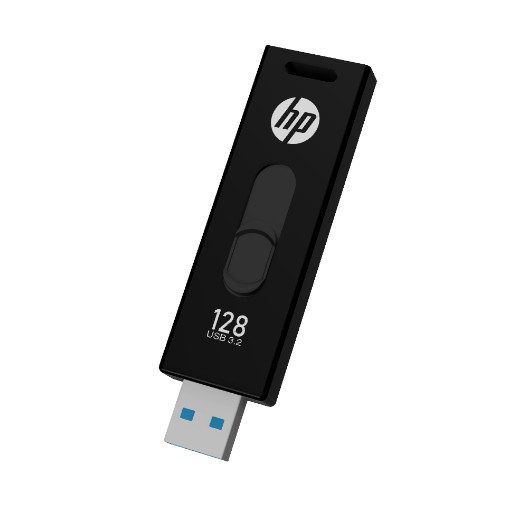 HP x911w USB flash meghajtó 128 GB USB A típus 3.2 Gen 1 (3.1 Gen 1) Fekete