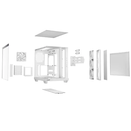 be quiet! Light Base 500 LX White Midi Tower Fehér