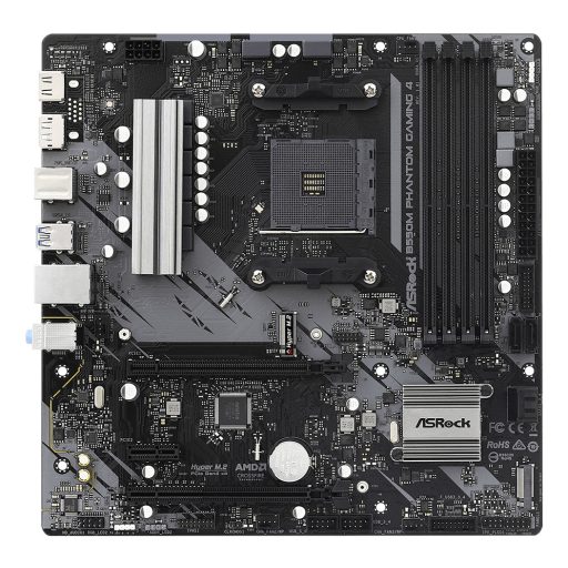 Asrock B550M Phantom Gaming 4 AMD B550 AM4 foglalat Micro ATX