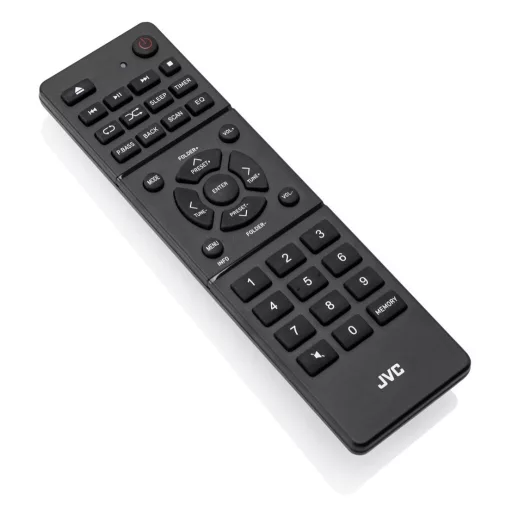 JVC RD-E874B Tower Bluetooth 20 W Black, Silver