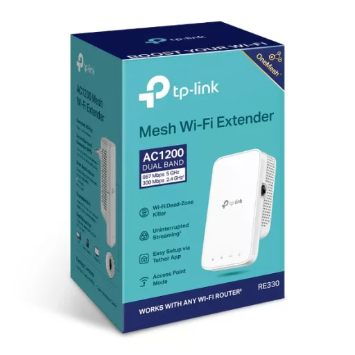 TP-Link RE335 Hálózati jelismétlő 867 Mbit/s Fehér