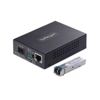   StarTech.com MCM1110SMLC40 hálózati média konverter 2000 Mbit/s 1310 nm Single-mode Fekete