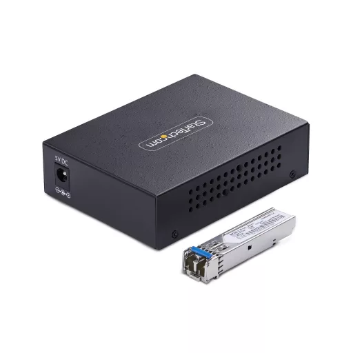 StarTech.com MCM1110SMLC40 hálózati média konverter 2000 Mbit/s 1310 nm Single-mode Fekete