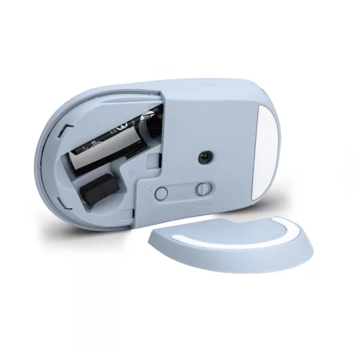 HP 400 Quiet Blue Wireless Mouse egér Otthoni Kétkezes RF vezeték nélküli + Bluetooth 6000 DPI