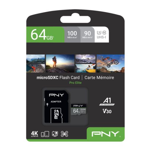 PNY PRO Elite 64 GB MicroSDXC UHS-I Class 10