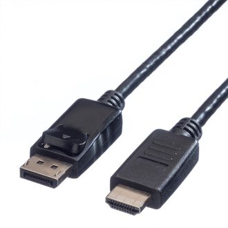   VALUE 11.99.5780 video átalakító kábel 1 M DisplayPort Fekete