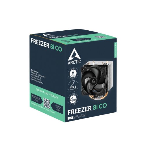 ARCTIC Freezer 8i CO Processzor Hűtő 10 cm Alumínium, Fekete