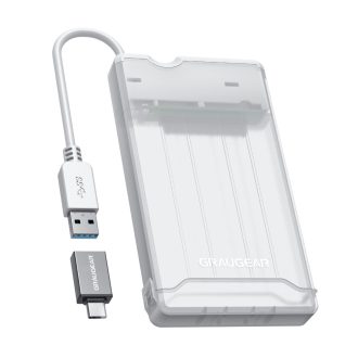   GRAUGEAR G-2503-AC tárolóegység burkolat HDD/SSD ház Alumínium 2.5"