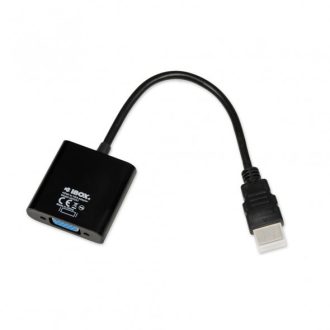   iBox IAHV01 video átalakító kábel HDMI A-típus (Standard) VGA (D-Sub) Fekete