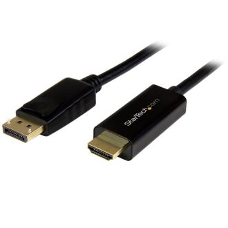   StarTech.com DP2HDMM3MB video átalakító kábel 3 M DisplayPort HDMI Fekete