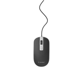   Gembird MUS-4B-06-BS egér Irodai Kétkezes USB A típus Optikai 1200 DPI