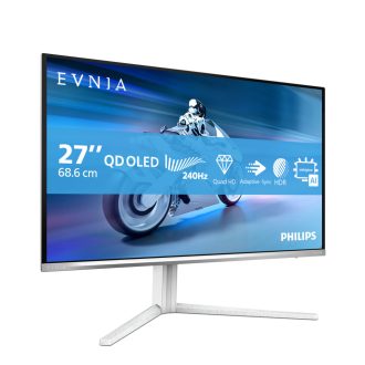   Philips Evnia 6000 27M2N6501L/00 67,3 cm (26.5") 2560 x 1440 pixelek Quad HD QD-OLED Fehér