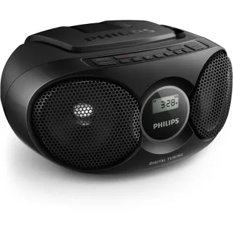   Philips AZ215B/12 hordozható sztereó rendszer Digitális 3 W FM Fekete
