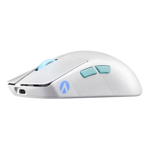 ASUS ROG Harpe Ace Aim Lab Edition egér Játék Kétkezes RF Wireless + Bluetooth + USB Type-C Optomechanikus 36000 DPI