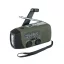 Fosco Emergency Emergency radio with light and power bank Green, Black