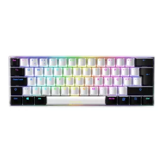   Sharkoon SGK50 S4 billentyűzet Játék USB QWERTY Olasz Fehér