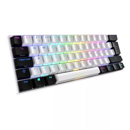 Sharkoon SGK50 S4 billentyűzet Játék USB QWERTY Olasz Fehér