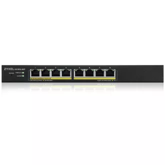   Zyxel GS1915-8EP Vezérelt L2 Gigabit Ethernet (10/100/1000) Ethernet-áramellátás (PoE) támogatása Fekete