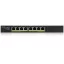 Zyxel GS1915-8EP Vezérelt L2 Gigabit Ethernet (10/100/1000) Ethernet-áramellátás (PoE) támogatása Fekete