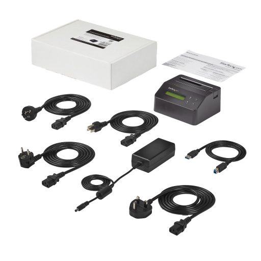 StarTech.com SDOCK1EU3P2 duplikátor HDD/SSD másoló Fekete 1 másolatok