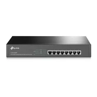   TP-Link TL-SG1008MP Beállítást nem igénylő (unmanaged) Gigabit Ethernet (10/100/1000) Ethernet-áramellátás (PoE) támogatása 1U Fekete