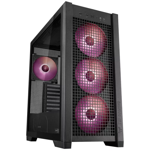 ASUS TUF Gaming GT302 ARGB Midi Tower Fekete