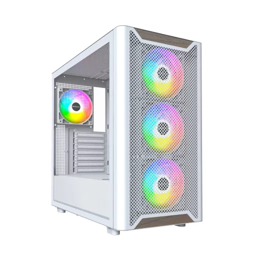 Montech XR Wood Midi Tower Fehér