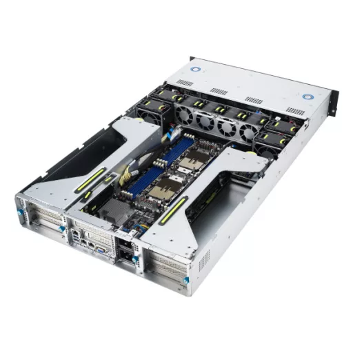 ASUS 90SF0251-M004X0 félkész szerver Intel C741 Rack (2U) Fekete, Acél