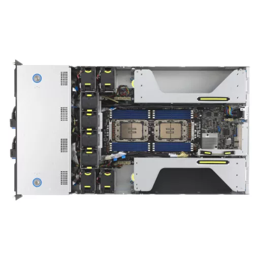 ASUS 90SF0251-M004X0 félkész szerver Intel C741 Rack (2U) Fekete, Acél