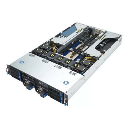 ASUS 90SF0251-M004X0 félkész szerver Intel C741 Rack (2U) Fekete, Acél