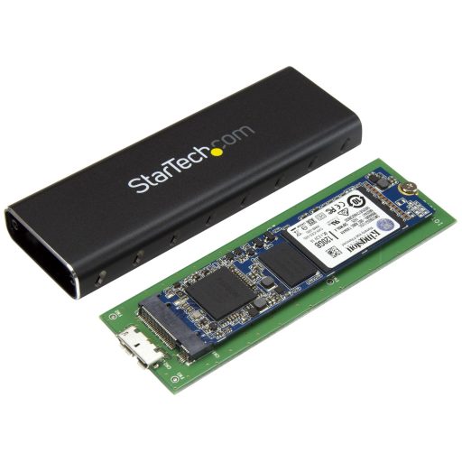 StarTech.com SM2NGFFMBU33 tárolóegység burkolat Külső SSD ház Fekete M.2