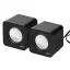 Audiocore AC870 B 2-utas Fekete, Szürke Vezetékes 3 W