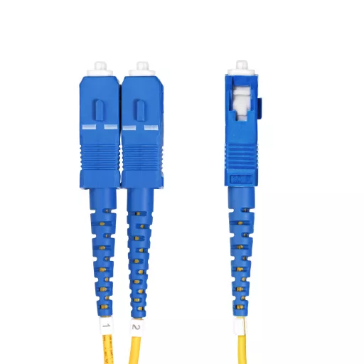 StarTech.com SMLCSC-OS2-1M InfiniBand és száloptikai kábel LC SC Sárga