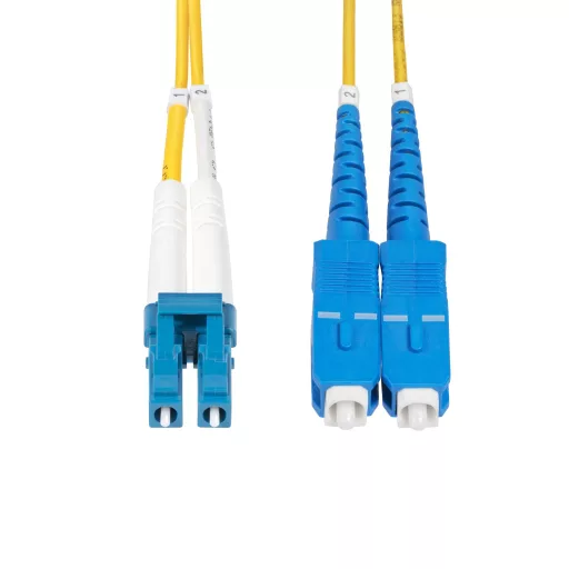 StarTech.com SMLCSC-OS2-1M InfiniBand és száloptikai kábel LC SC Sárga