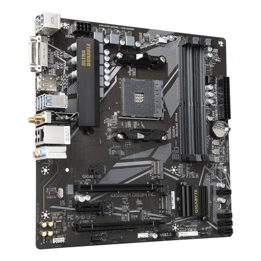 GIGABYTE B550M DS3H AC AMD B550 AM4 foglalat Micro ATX