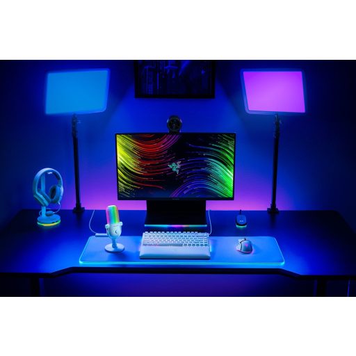 Razer Seiren V3 Chroma Fehér PC-mikrofon