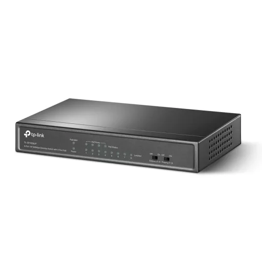 TP-Link TL-SF1008LP hálózati kapcsoló Beállítást nem igénylő (unmanaged) Fast Ethernet (10/100) Ethernet-áramellátás (PoE) támogatása Fekete