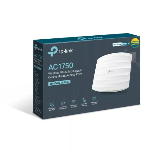 TP-Link Omada EAP245 1750 Mbit/s Fehér Ethernet-áramellátás (PoE) támogatása