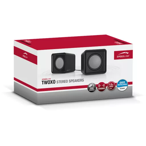 SPEEDLINK SL-810004-BK Hangszóró 1-utas Fekete Vezetékes 5 W