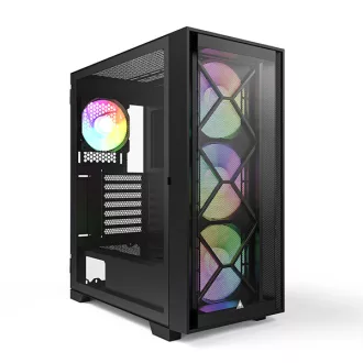 Montech AIR 1000 PREMIUM Midi Tower Fekete