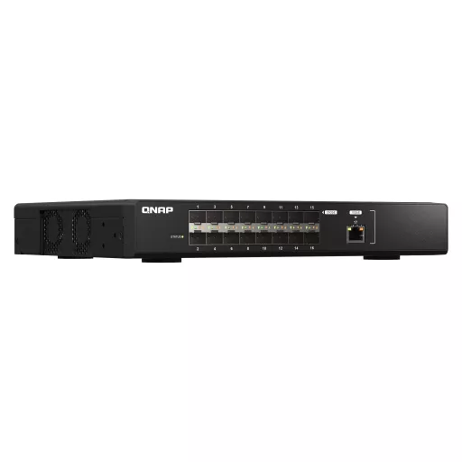 QNAP QSW-M5216-1T hálózati kapcsoló Vezérelt L2 Fekete